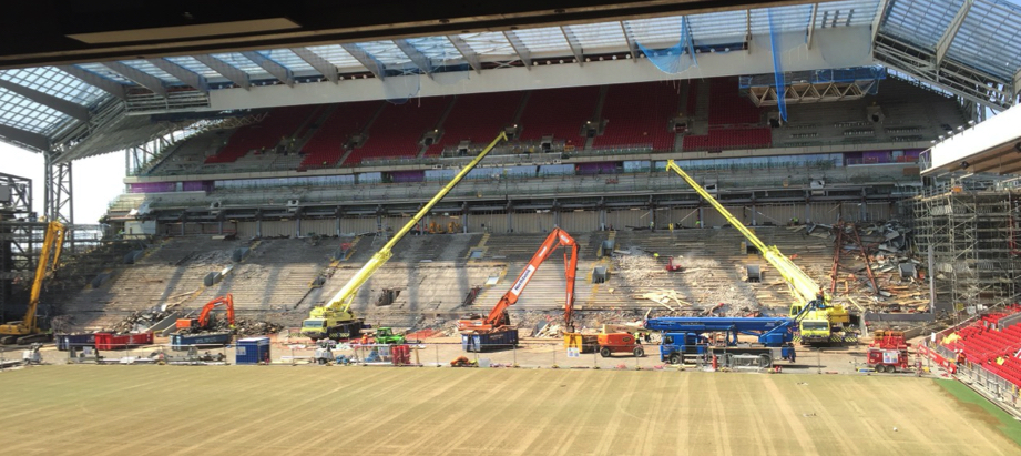 Project Update: Lower-tier seating and new pitch at Anfield ...